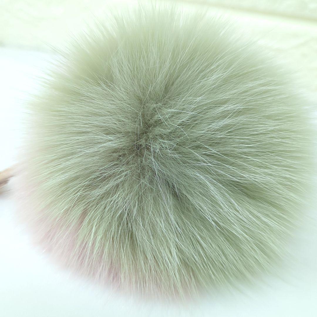 フェンディ FENDI キーホルダー チャーム ポンポン フォックスファー