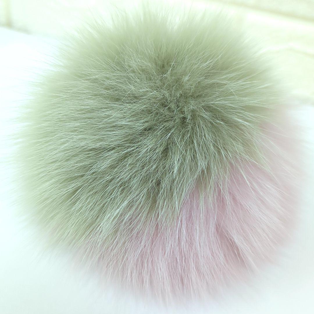 フェンディ FENDI キーホルダー チャーム ポンポン フォックスファー
