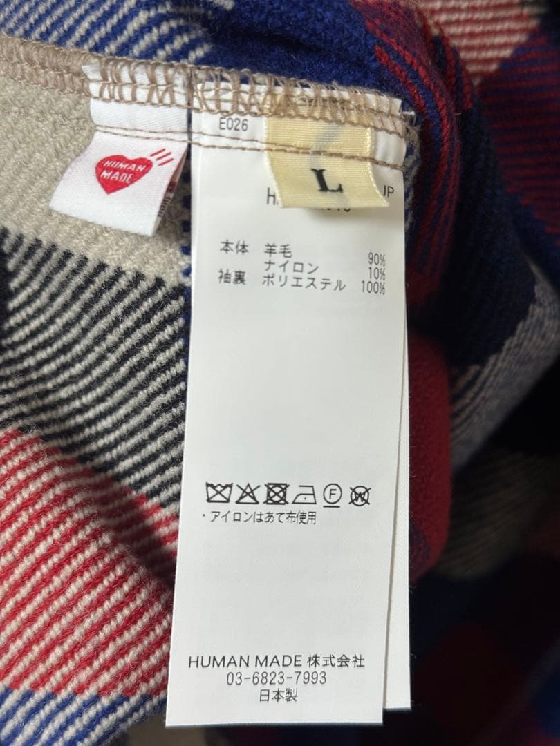 Human Made チェック柄ネルシャツ