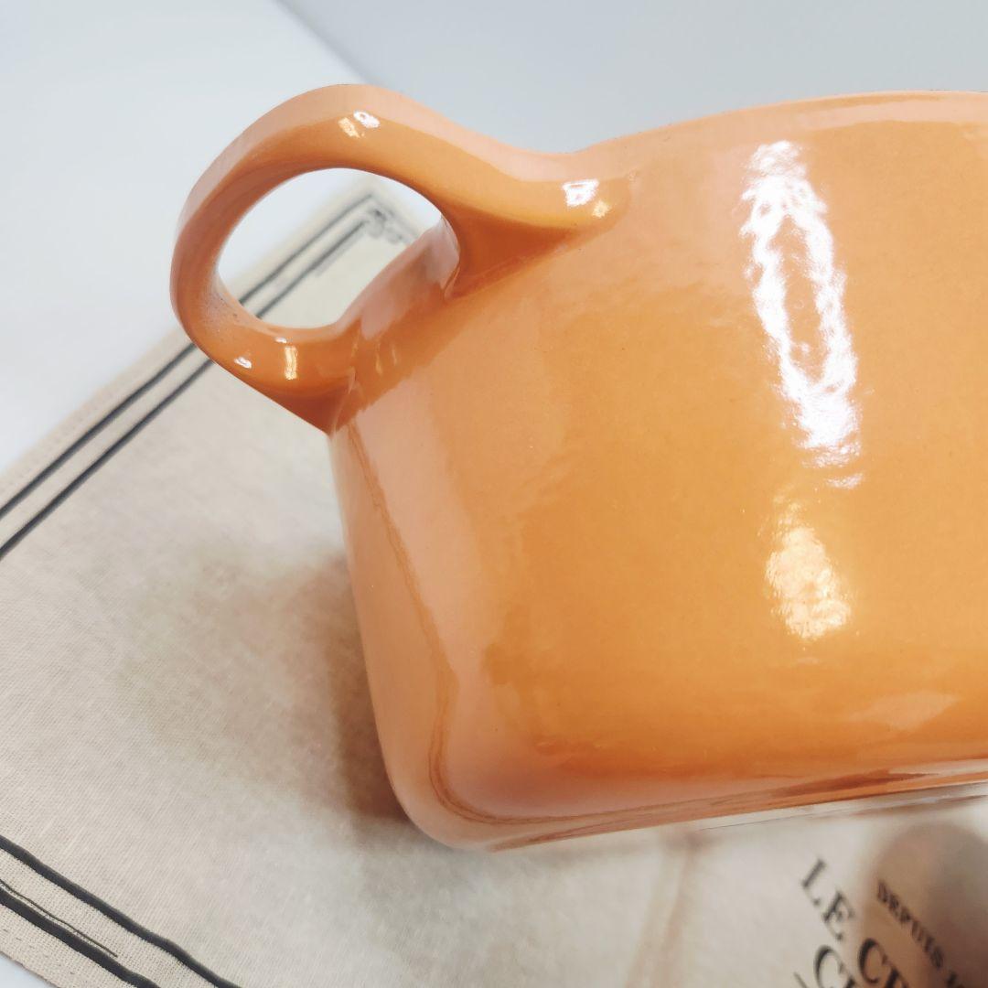 ルクルーゼ ココット オーバル 25cm ピーチ レア