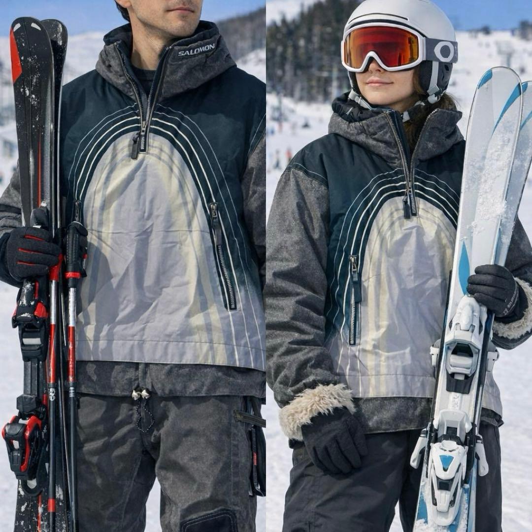 【KBTIT 】サロモンスキーウェア 上下セット S ビブパンツ 日本製