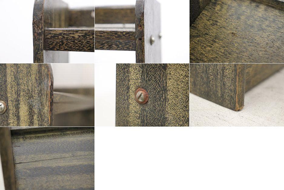 レトロ ラワン材 本棚 シェルフ 飾り棚 ラック 書庫 収納 ヴィンテ ージ