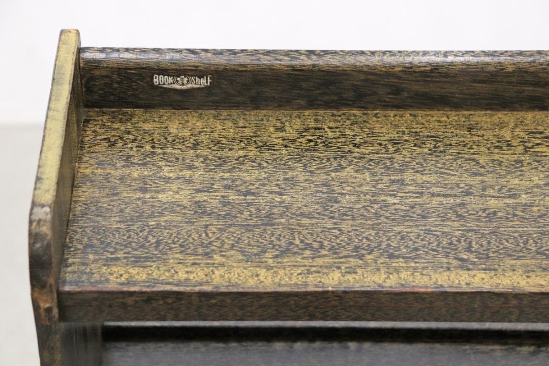 レトロ ラワン材 本棚 シェルフ 飾り棚 ラック 書庫 収納 ヴィンテ ージ