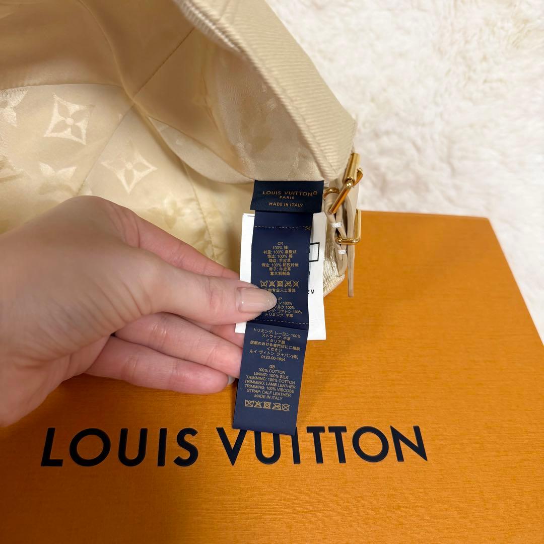 louisVuitton アイコニックキャップ ベージュ