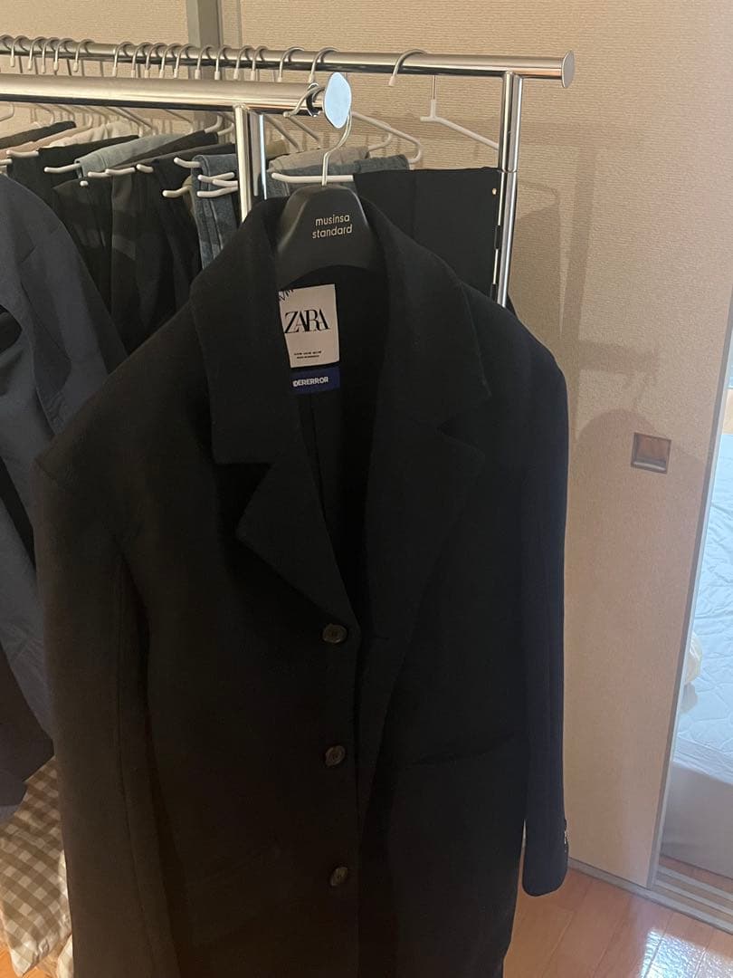 ZARA ADER error コラボ ブラックロングコート