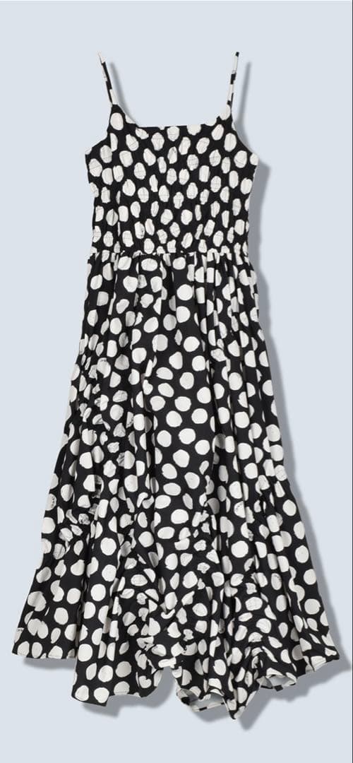 極美品 25SS OMMO IRREGULAR SHIRRING CAMI OP