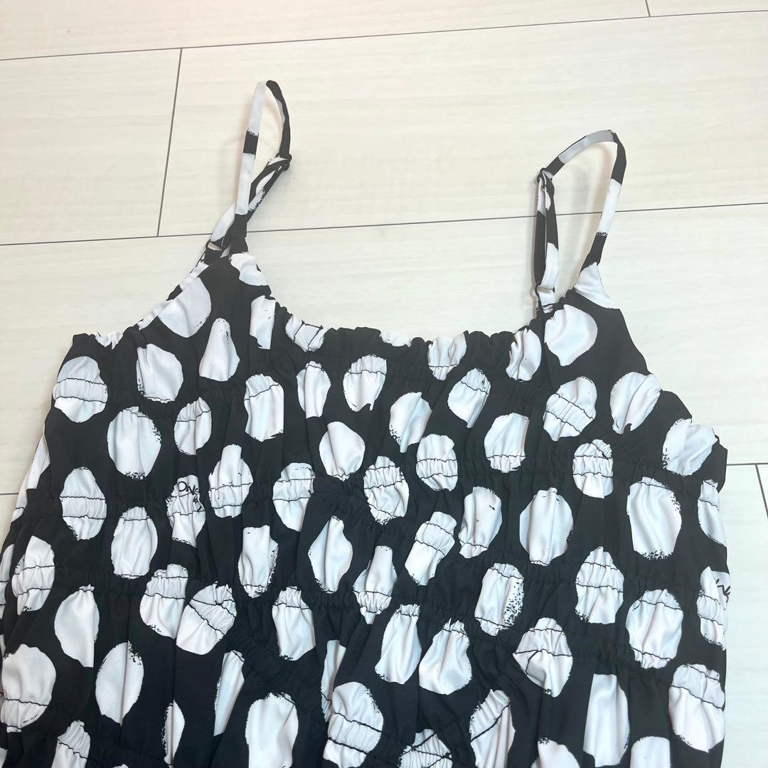 極美品 25SS OMMO IRREGULAR SHIRRING CAMI OP