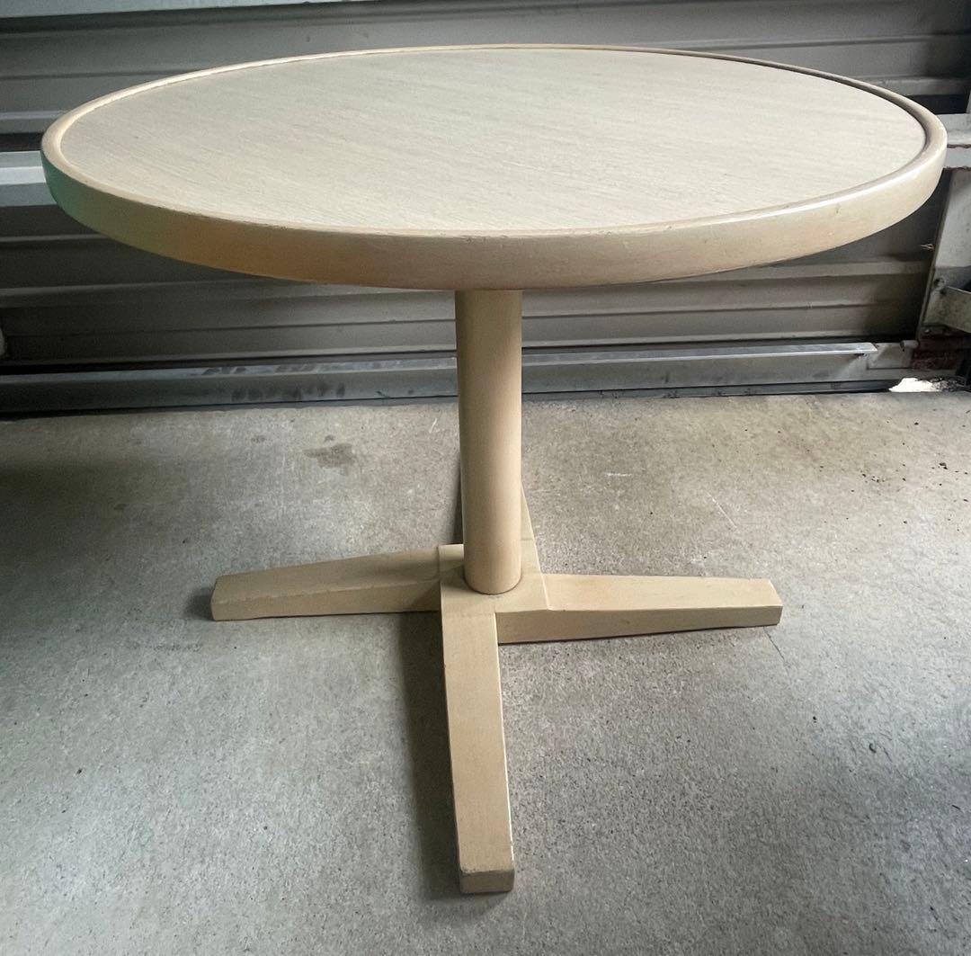 ビンテージ/秋田木工/ラウンドテーブル/カフェテーブル/丸テーブル/テーブル/⑦