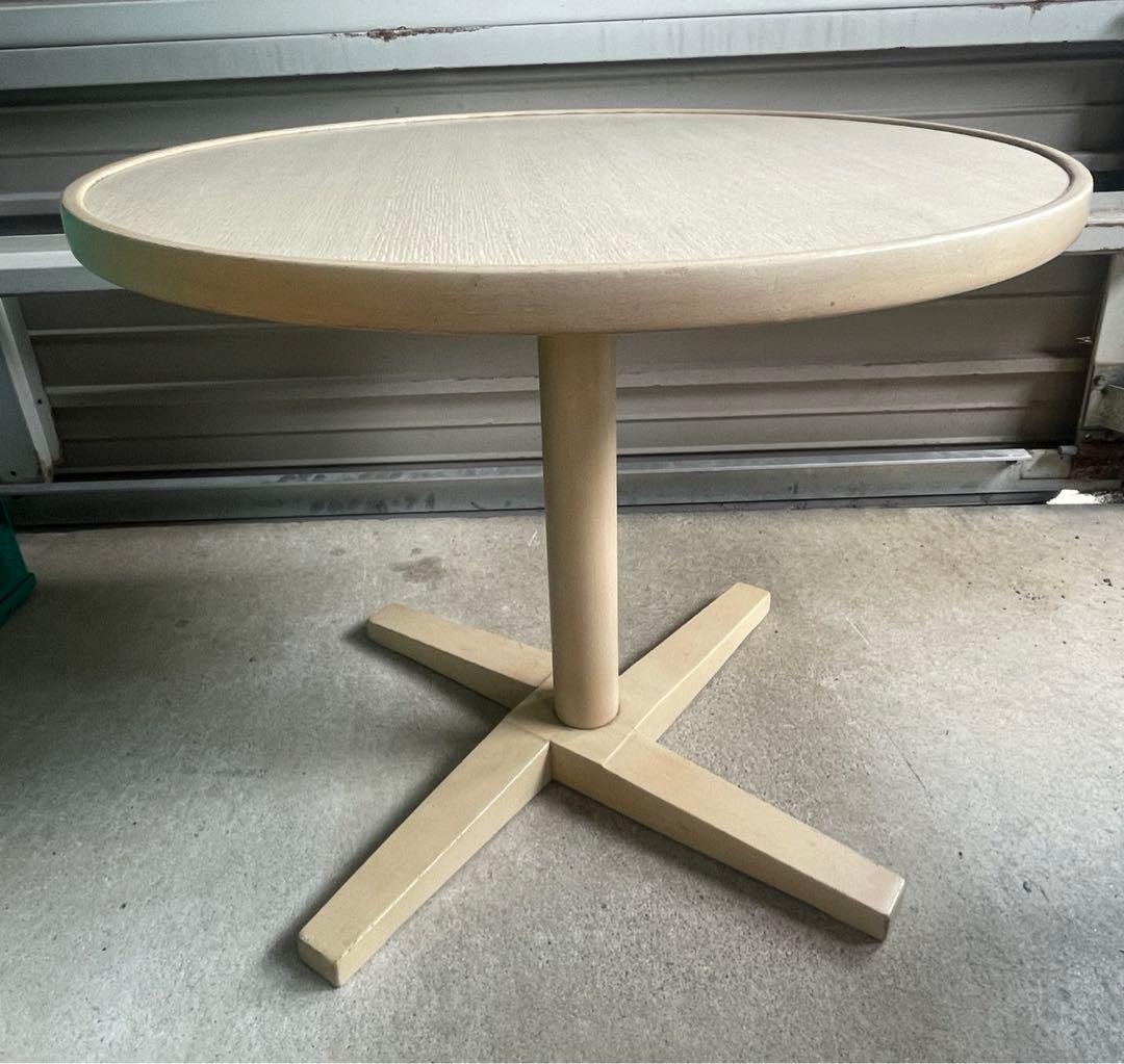 ビンテージ/秋田木工/ラウンドテーブル/カフェテーブル/丸テーブル/テーブル/⑦