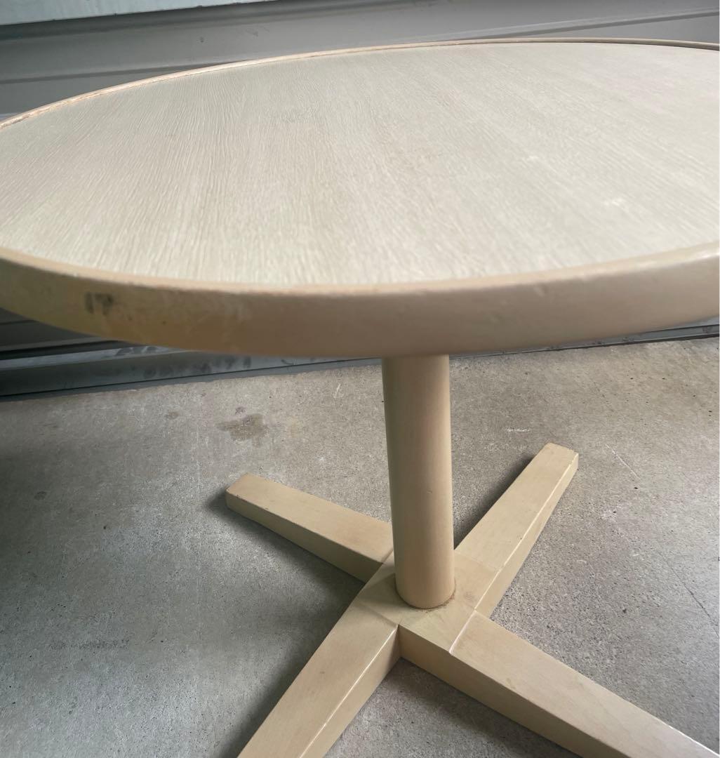 ビンテージ/秋田木工/ラウンドテーブル/カフェテーブル/丸テーブル/テーブル/⑦