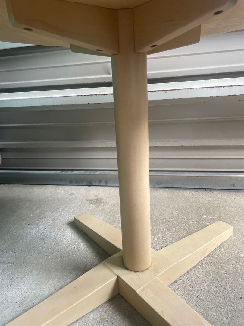 ビンテージ/秋田木工/ラウンドテーブル/カフェテーブル/丸テーブル/テーブル/⑦