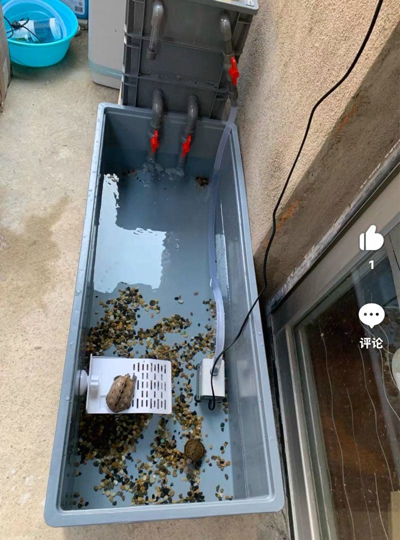 45w水中ポンプ付き大型水槽用万能フィルター オーバーフロー外部式飼育濾過器装置