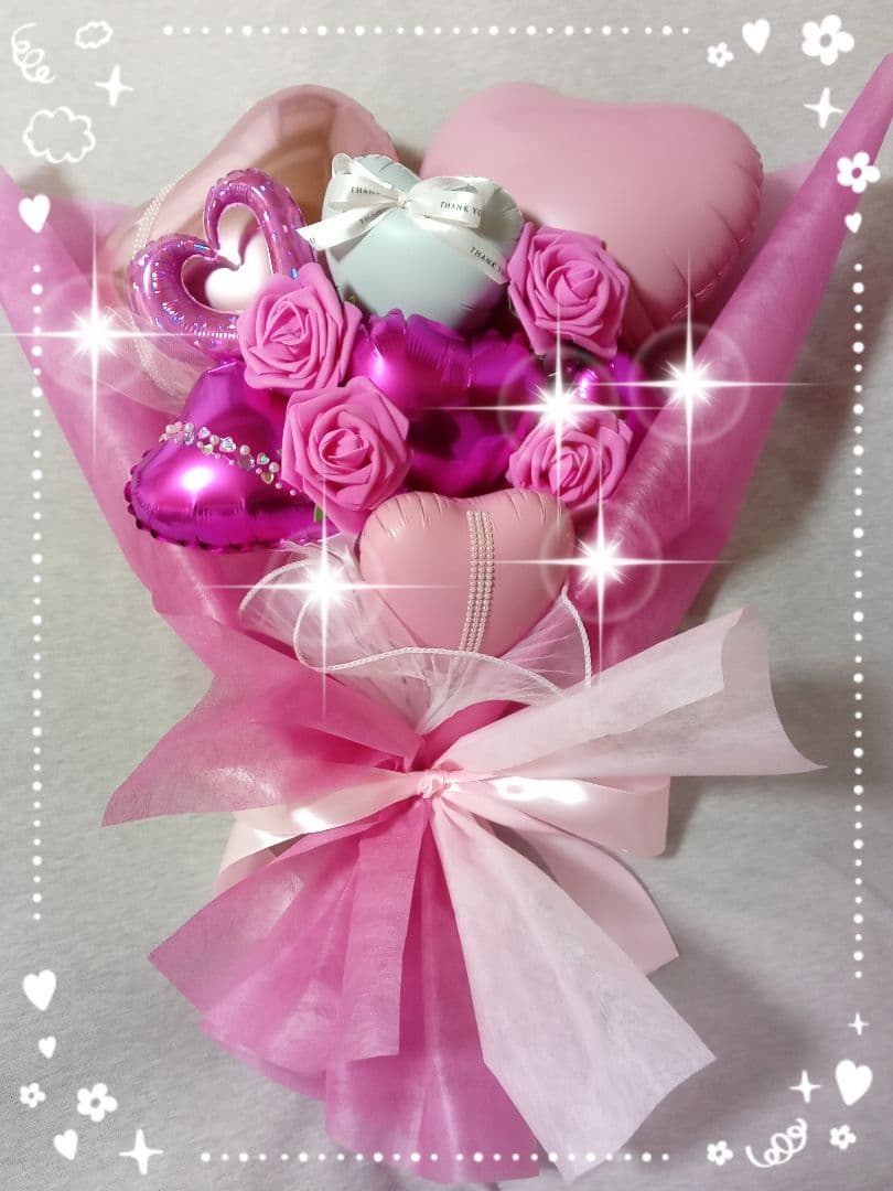 バルーンブーケ　卒業式　結婚式　花束　卒業ブーケ　Y2K　卒業式バルーン