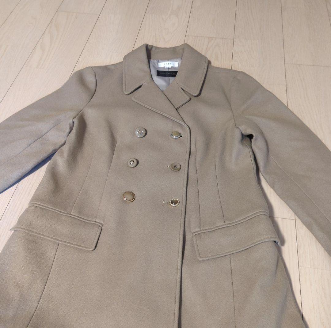 Ameri　WAIST SHAPE ASSORT BUTTON COAT