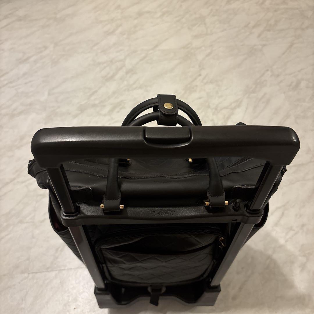 【美品】SWANY / スワニー　4輪　カート ダイヤキルティングキャリー