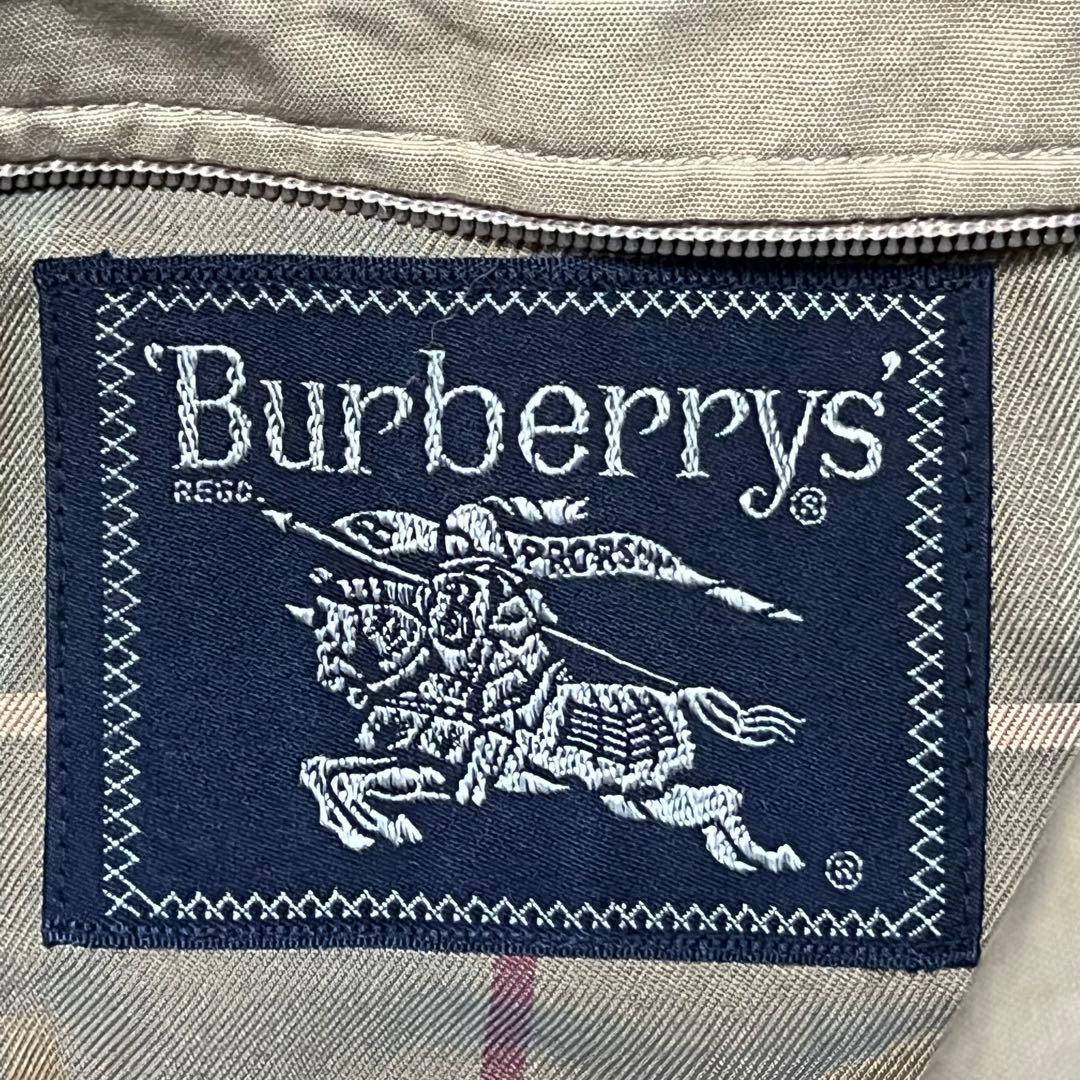 80s burberrys（バーバリー）ステンカラーコート/カーキ
