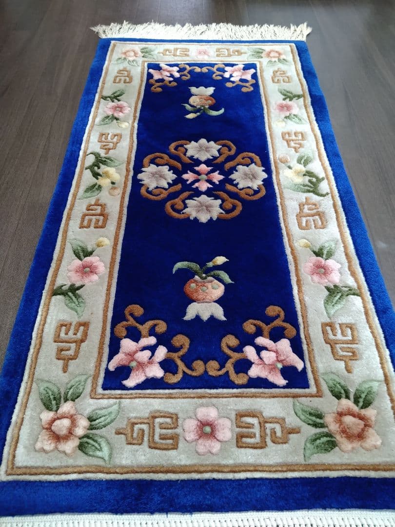 高級　絨毯　玄関マット　ラグ　カーペット　約150cm×61cm