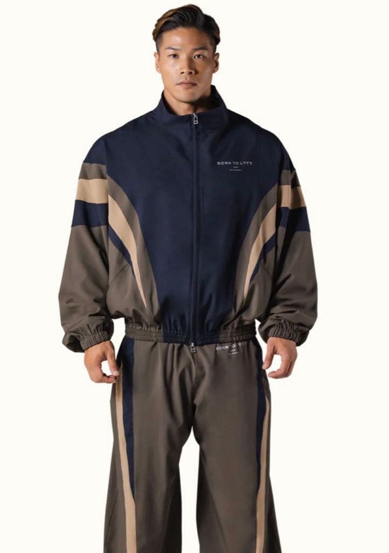 【即完売】 【早い者勝ち】 LYFT Mサイズ ブラウン トラックパンツ