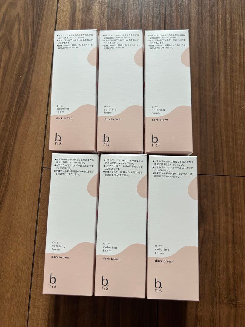 【新品未開封】brisエアリーカラーリングフォーム ダークブラウン6本