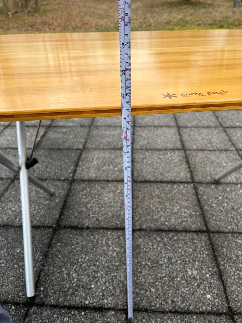  peak ワンアクションテーブルロング竹 　LV-015TR