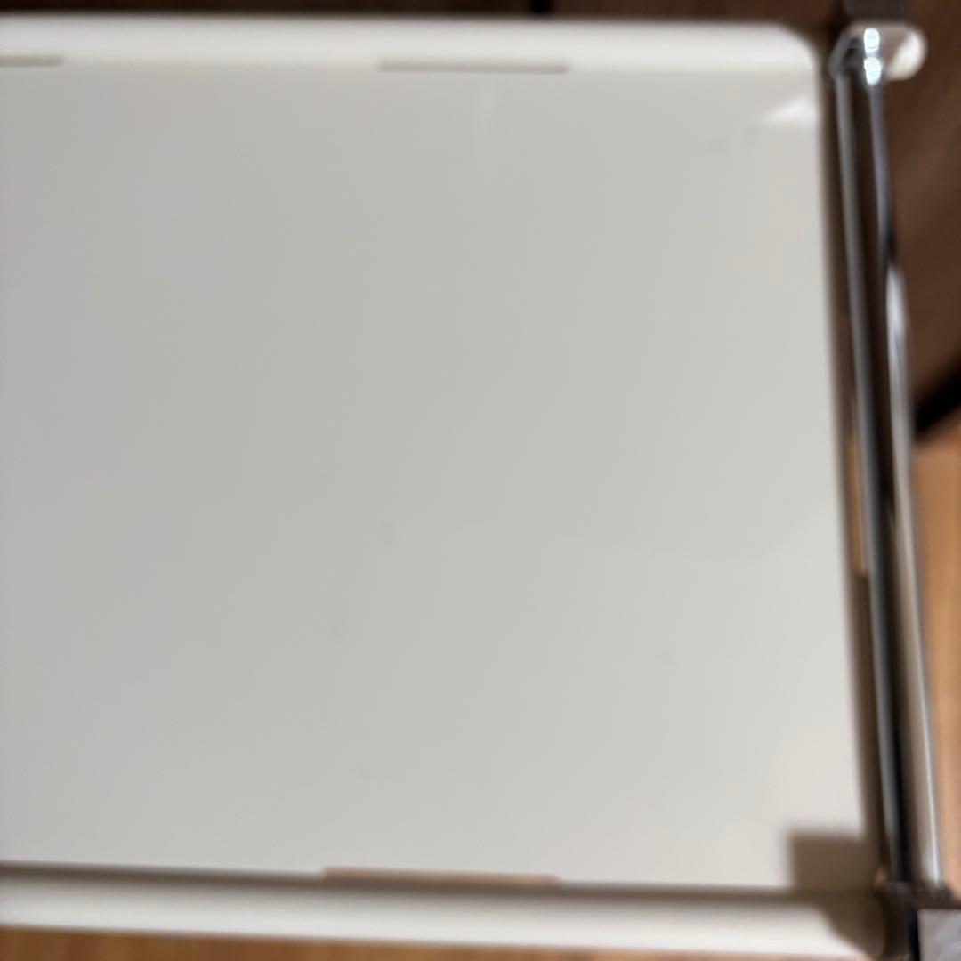 美品　高田ベッド　ワーゴンキャスター付　院内設備　医療用　収納　2段式　日本製