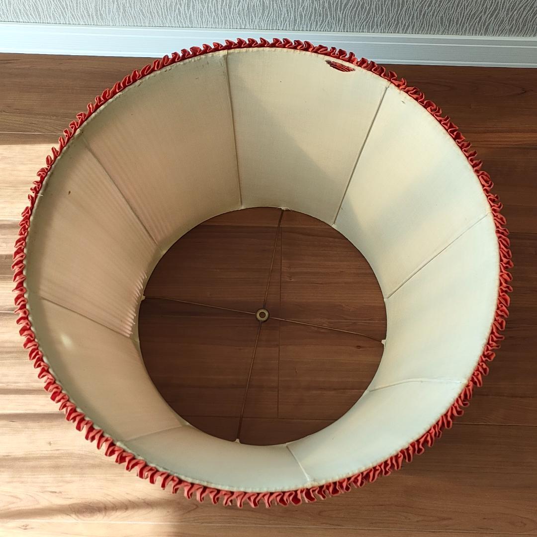 オールウッドベース　アンティーク　スタンドランプ　プリーツシェード