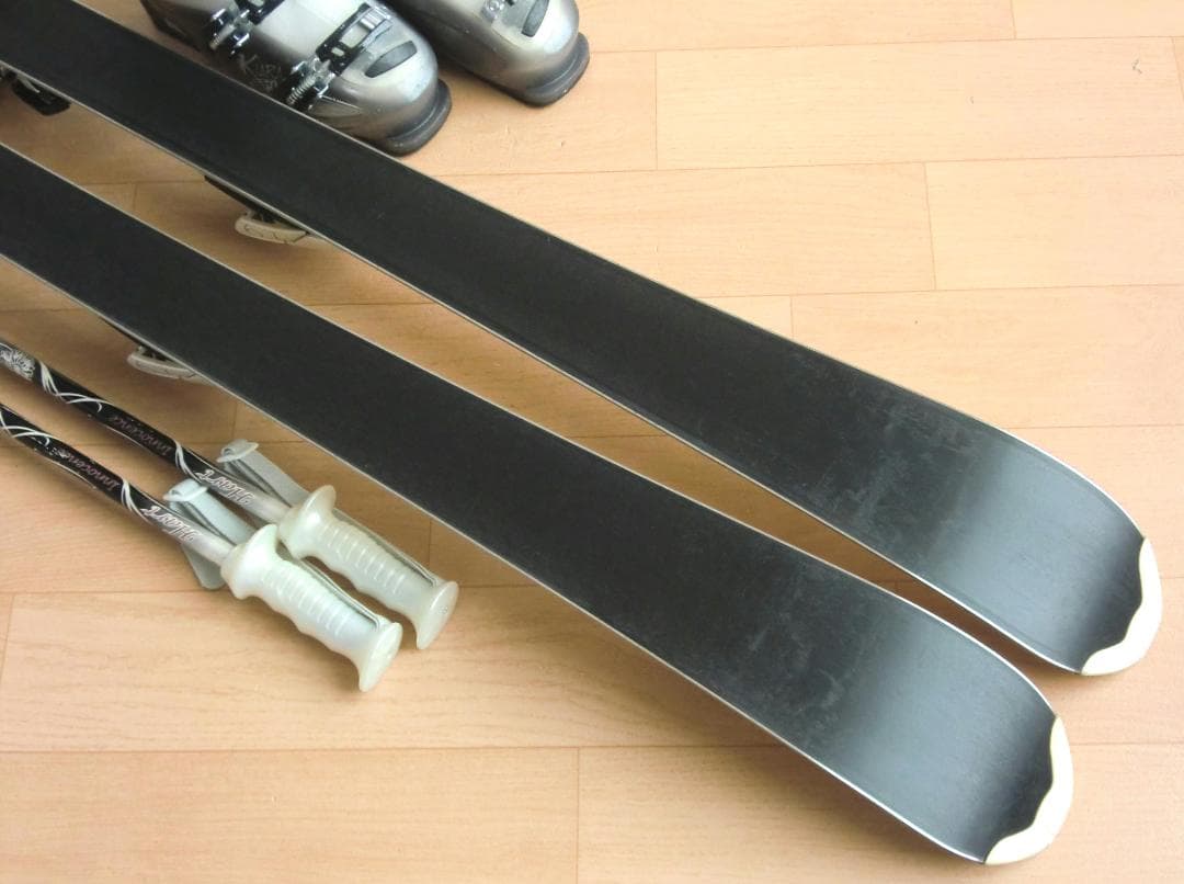 ■■送料無料■サロモン■女性用スキー4点セット■143/24.5■メンテ付■■