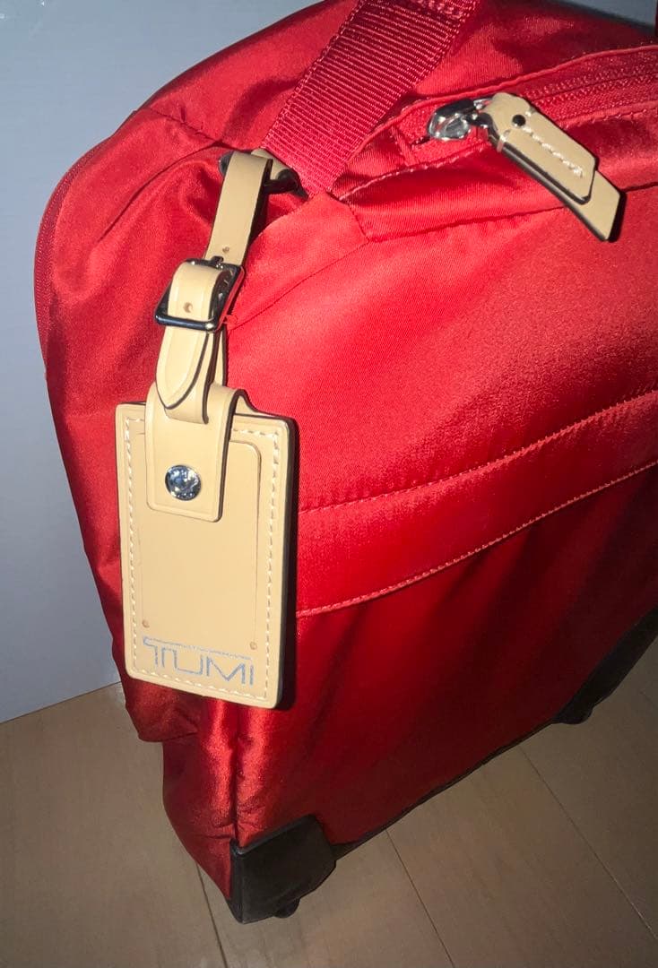 TUMI トゥミ ナイロン　コンパクト・ キャリーケース ソフトシェルレッド