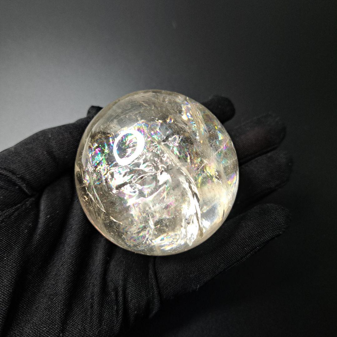 【幻の逸品/最強品質】希少アイリスレムリアンシードクリスタル丸玉＊約268g＊