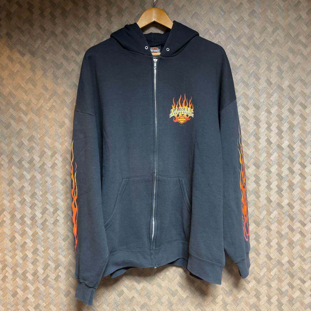 トップス 00s Vintage Harley Davidson Parker