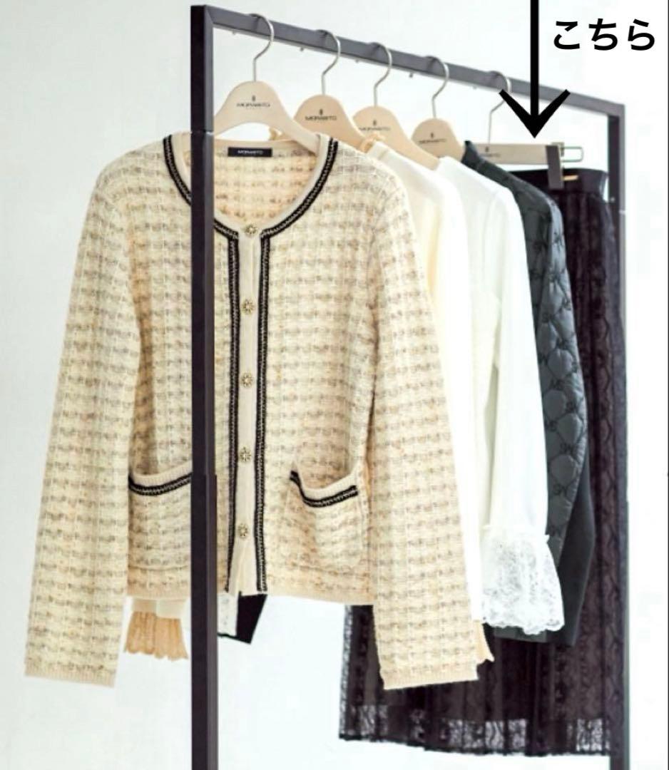 新品モラビト スペル　カタログ掲載チュールレーススカート　サイズ４０￥64900