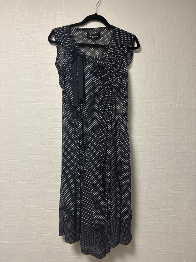 tricot COMME des GARÇONS ドット柄 ワンピース M