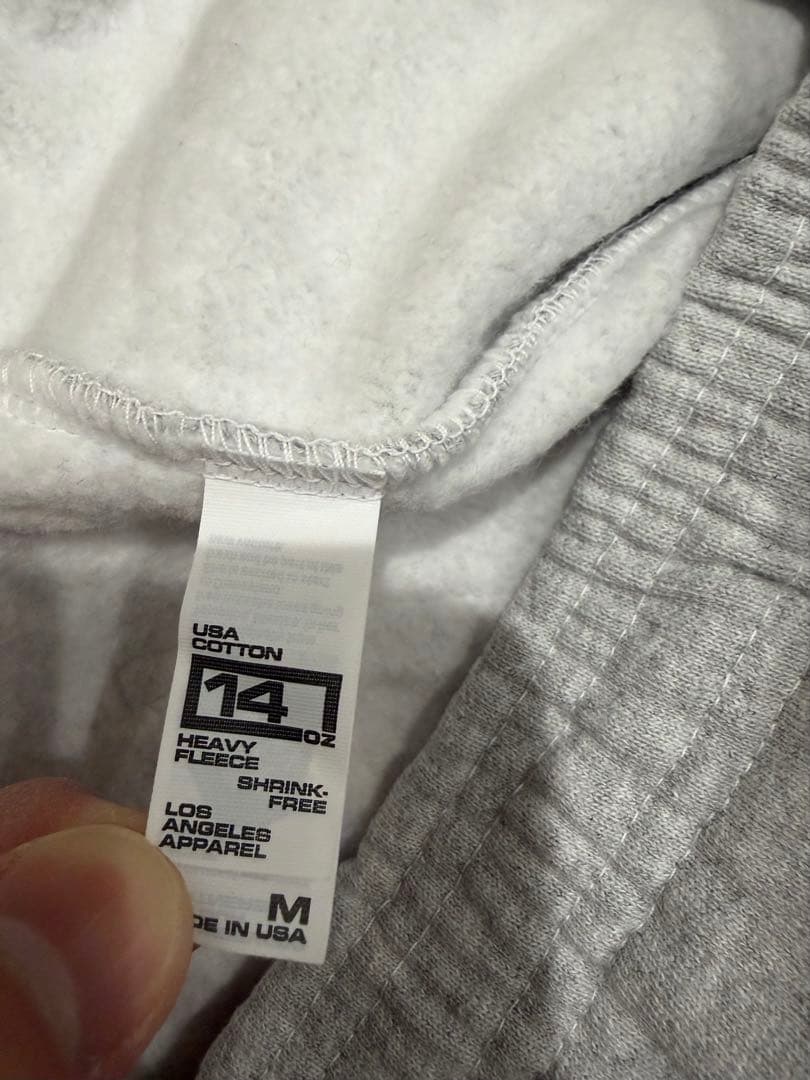 LOS ANGELES APPAREL HF04 14oz スウェットパンツM