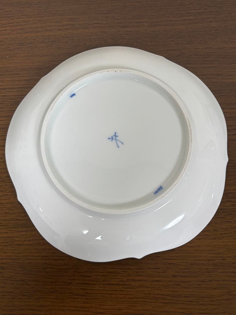 マイセンMEISSEN ★ブルーオーキッドケーキプレート 皿 2枚セット 美品