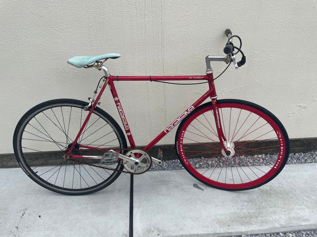 希少 NAGASAWAピストバイク 中野レッド NJS認定車