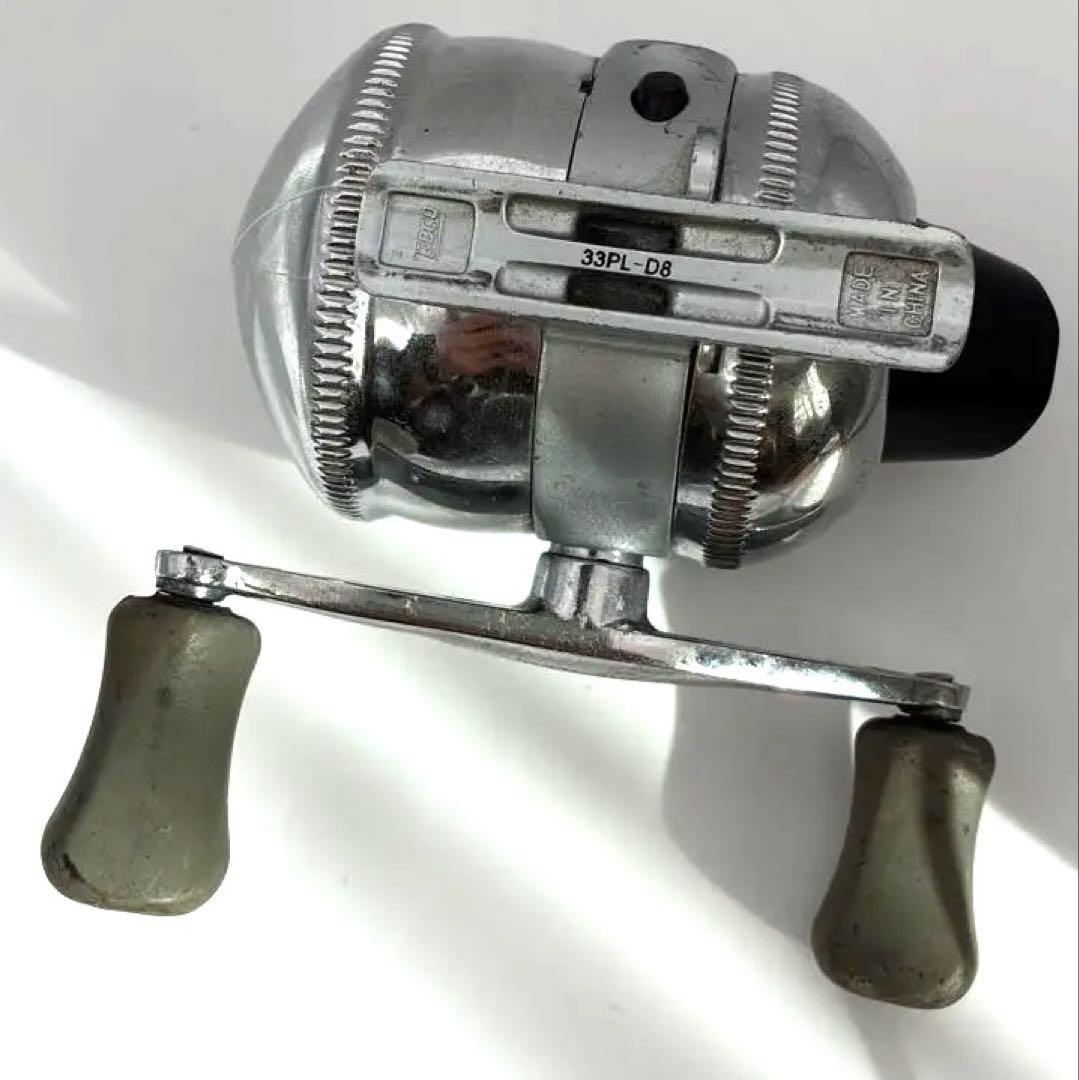 【ヴィンテージ】zebco 33 platinum オールメタル 動作品
