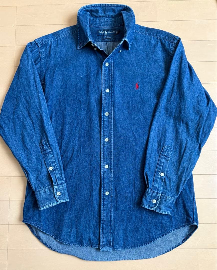 RalphLaurenデニムシャツ　BREAK Lサイズ