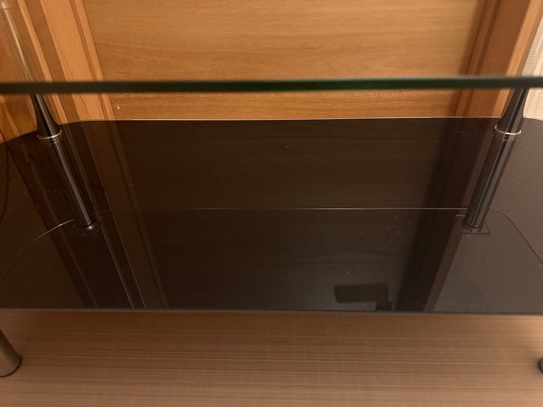 ガラスセンターテーブル スペースエイジ ミッドセンチュリー レトロモダン