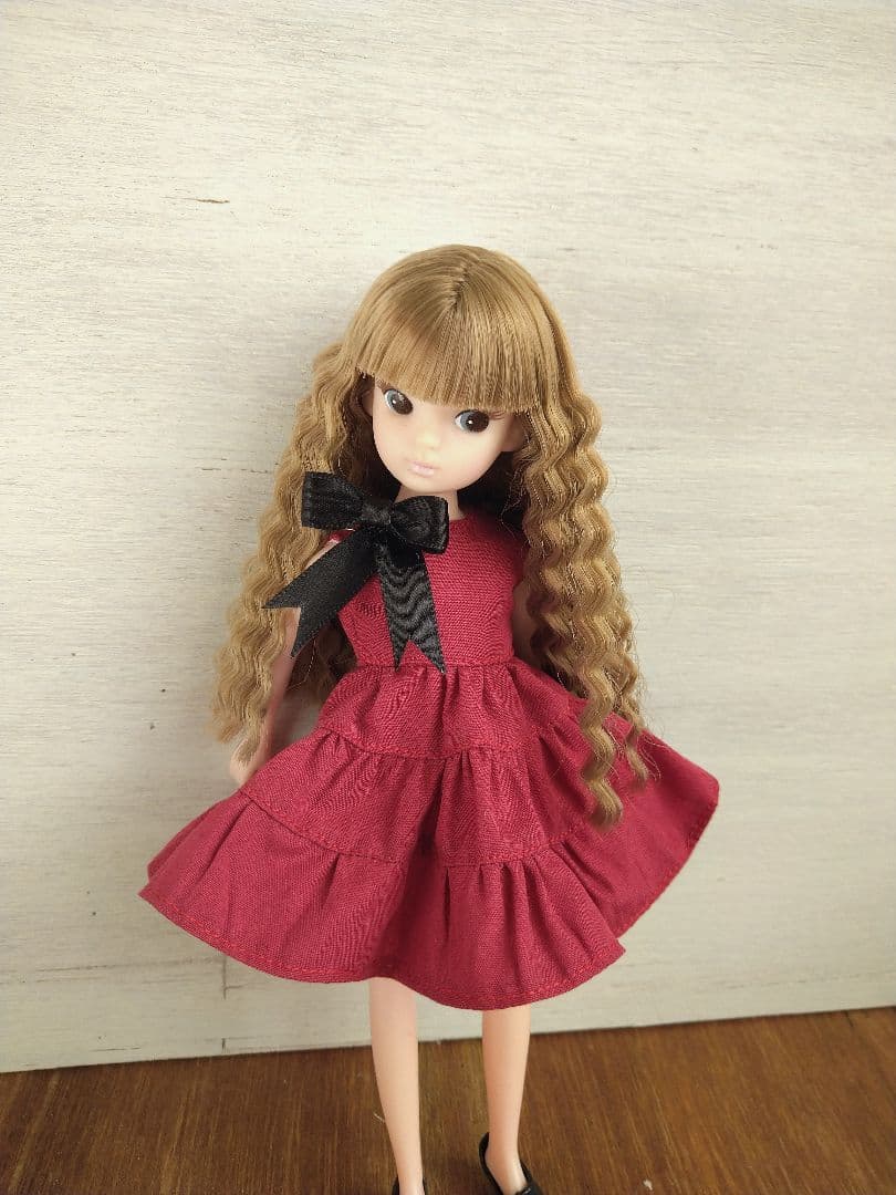 547.ティアードワンピース※リカちゃんアウトフィット※復刻版初代リカちゃん