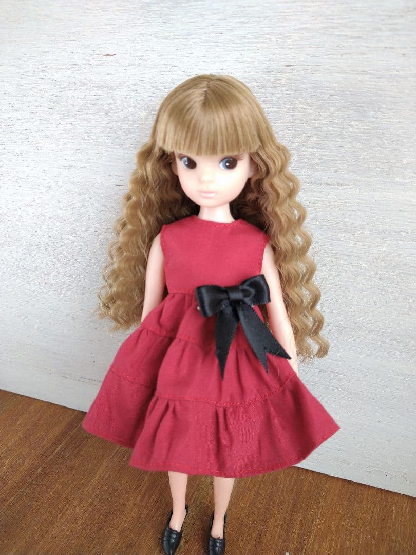 547.ティアードワンピース※リカちゃんアウトフィット※復刻版初代リカちゃん