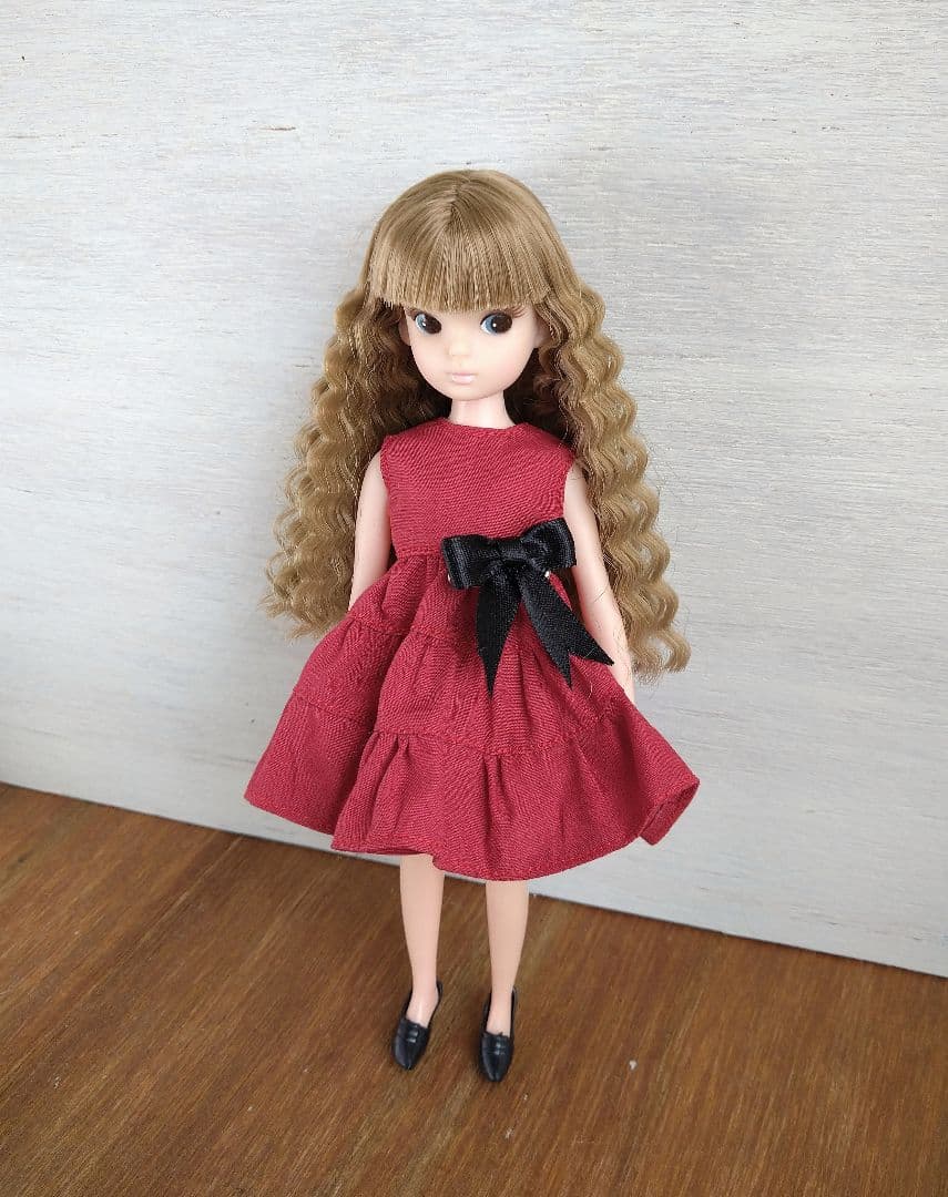 547.ティアードワンピース※リカちゃんアウトフィット※復刻版初代リカちゃん
