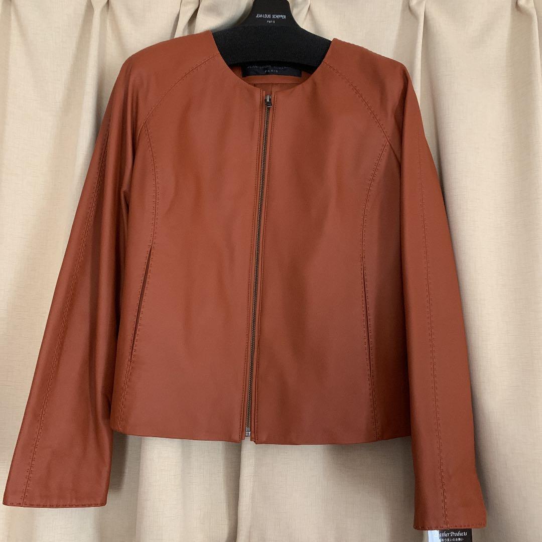 ❣️新品❣️ジャンルイシェレル　ラムレザージャケット LL