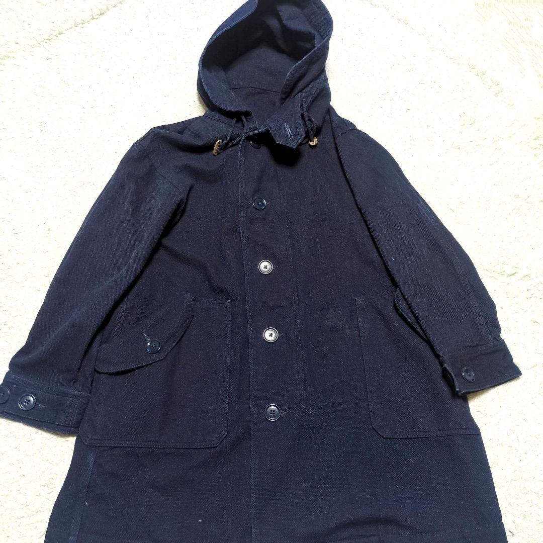 値下げ中1-37 桃太郎ジーンズ フーデッドコート刺し子インディコ