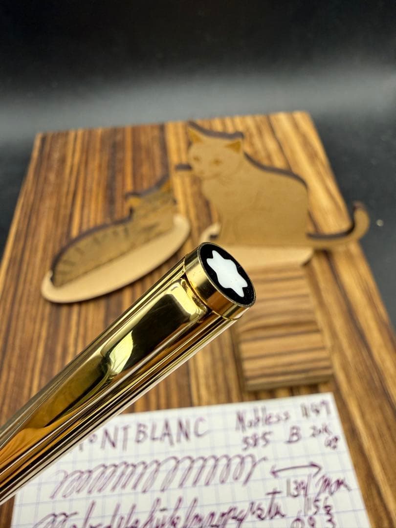 MONTBLANC 万年筆 ノブレス NO.1147 20K G.P レアB