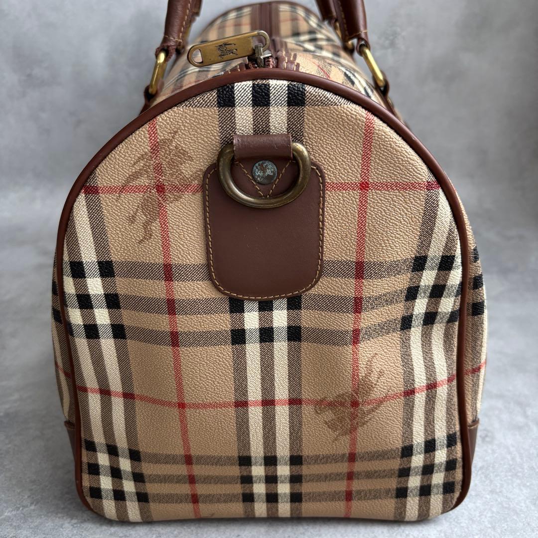 Burberry 2way ボストンバッグ 大容量 レディース メンズ