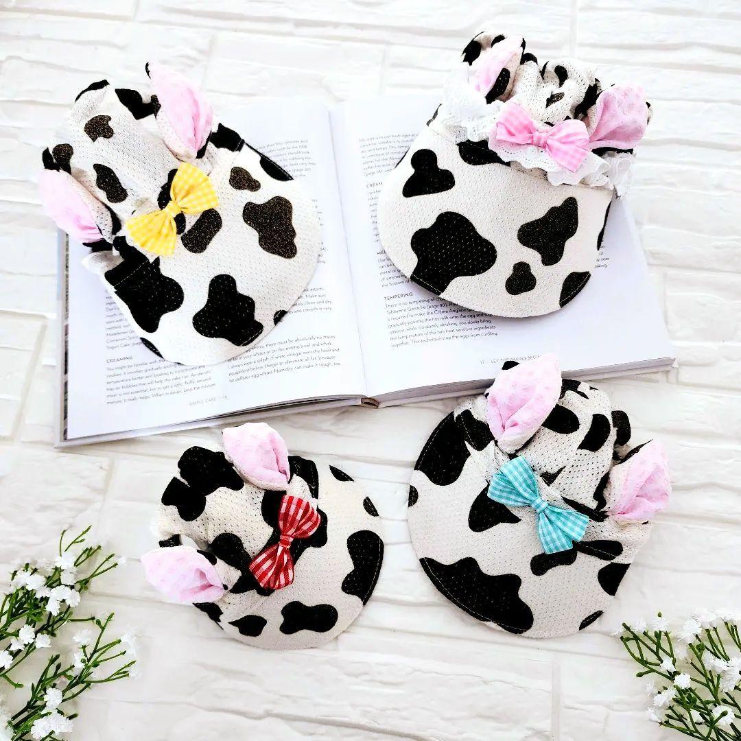 4696mama様❤️牛柄♡メッシュ♡ブラック♡タンクトップ♡ハンドメイド犬服