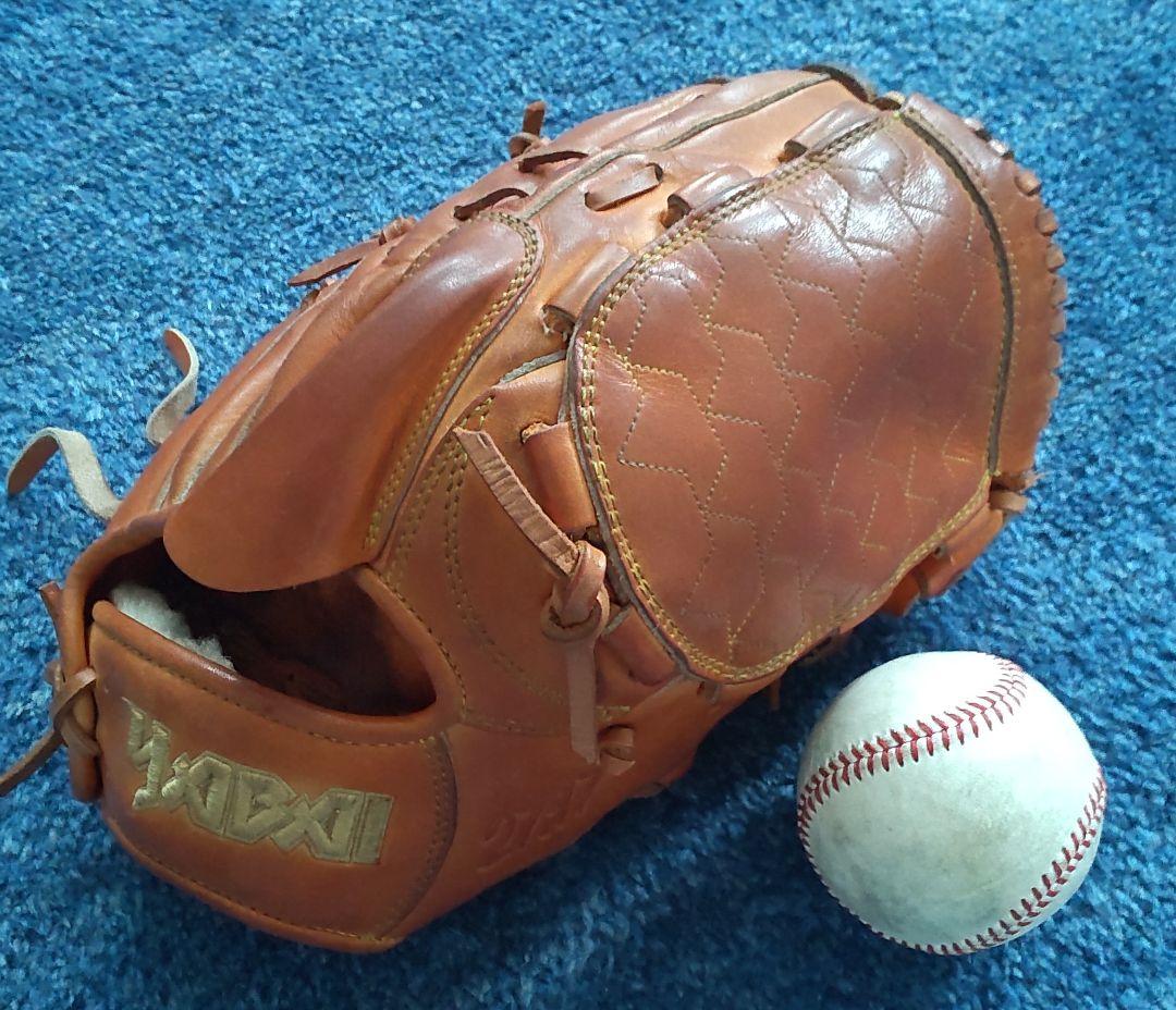 yabai ヤバイ 硬式グローブ 投手 オレンジ 即戦力 ピッチャー