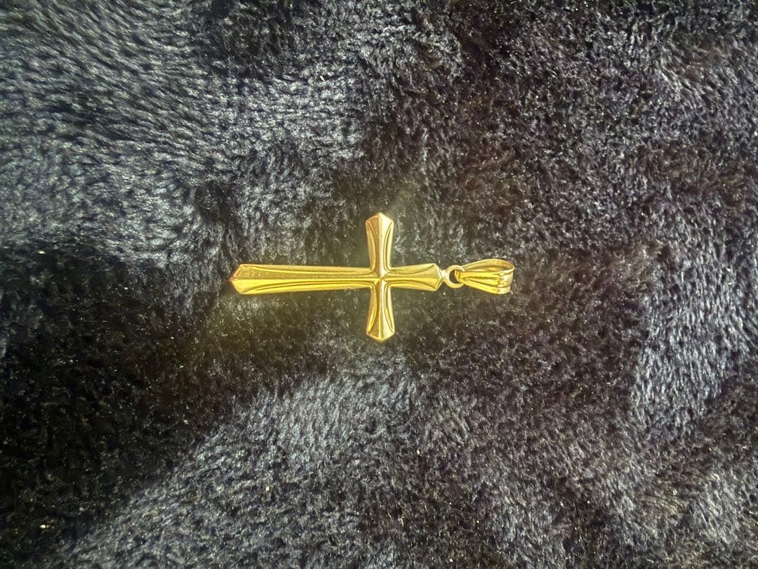 18K 約1.9g クロス　18金