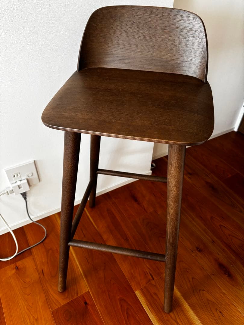 muuto NERD BAR STOOL 座面高さ75cm 木製バースツール1脚