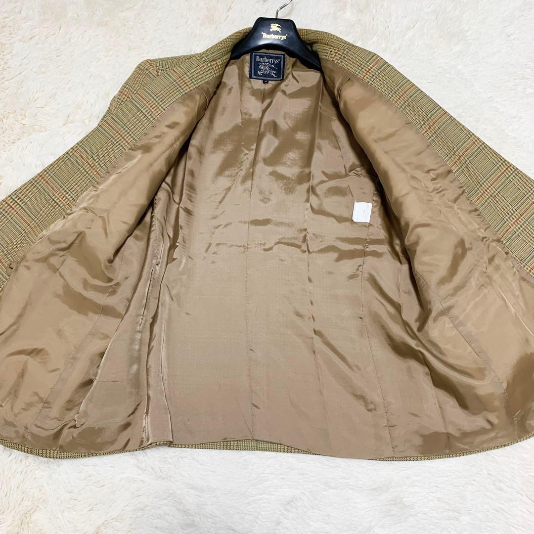 【特大3L！】バーバリー　パンツスーツ　セットアップ　ダブルブレスト